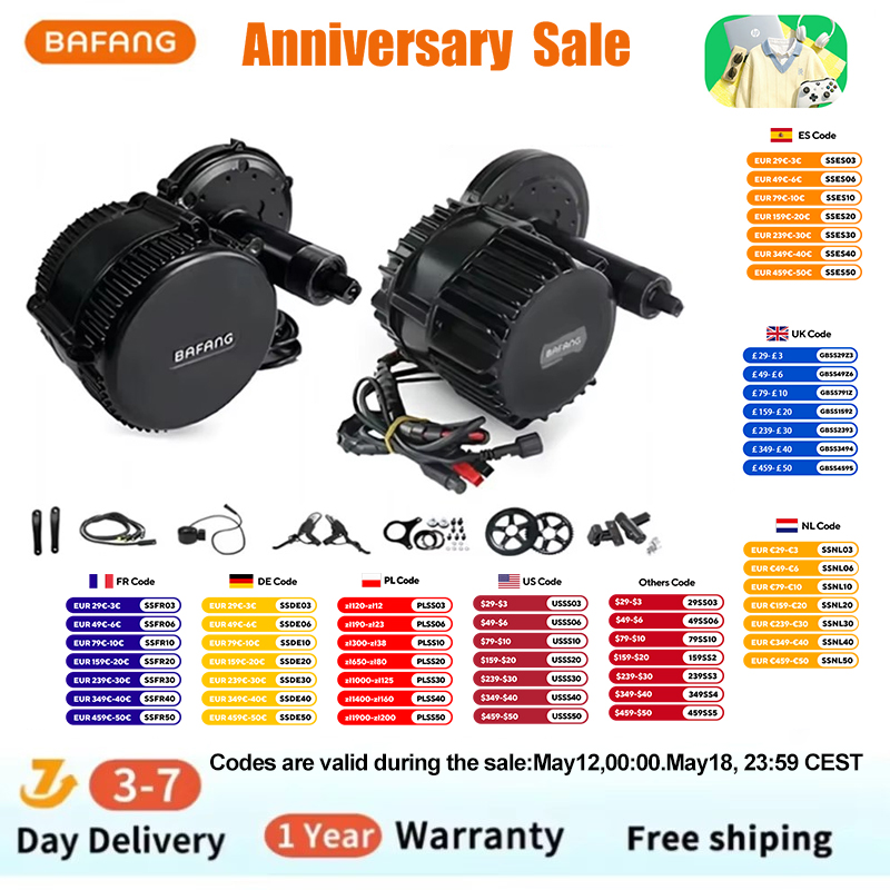 Bafang Bbshd 1000W Conversion Kit - ชุดแปลงจักรยานไฟฟ้า Bafang BBSHD 1000W 48V 68mm