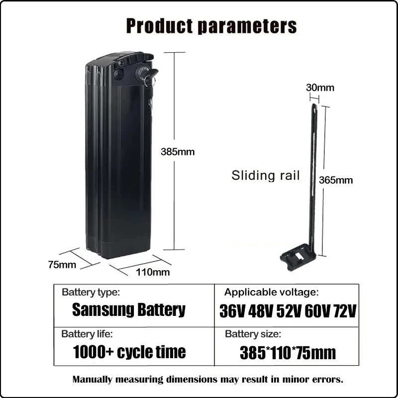 36v48v52v 60v 72v Bafang 1000w - Electric Bicycle Battery 72V 30Ah บทวิจารณ์และราคา