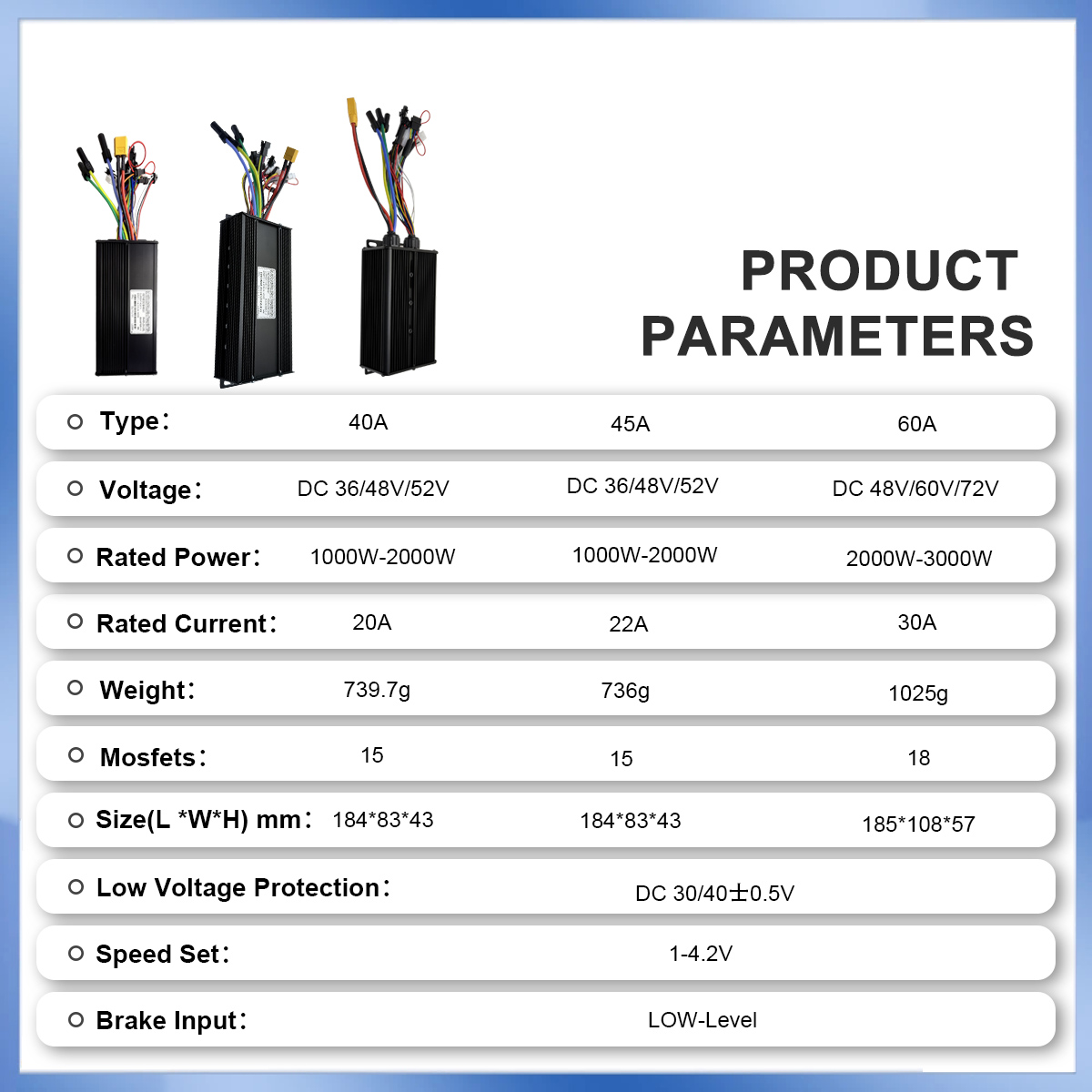 ชุดแปลงคลื่นไซน์เป็นคลื่นสี่เห - Ebike Conversion Kit 72V 3000W บทวิจารณ์และราคา