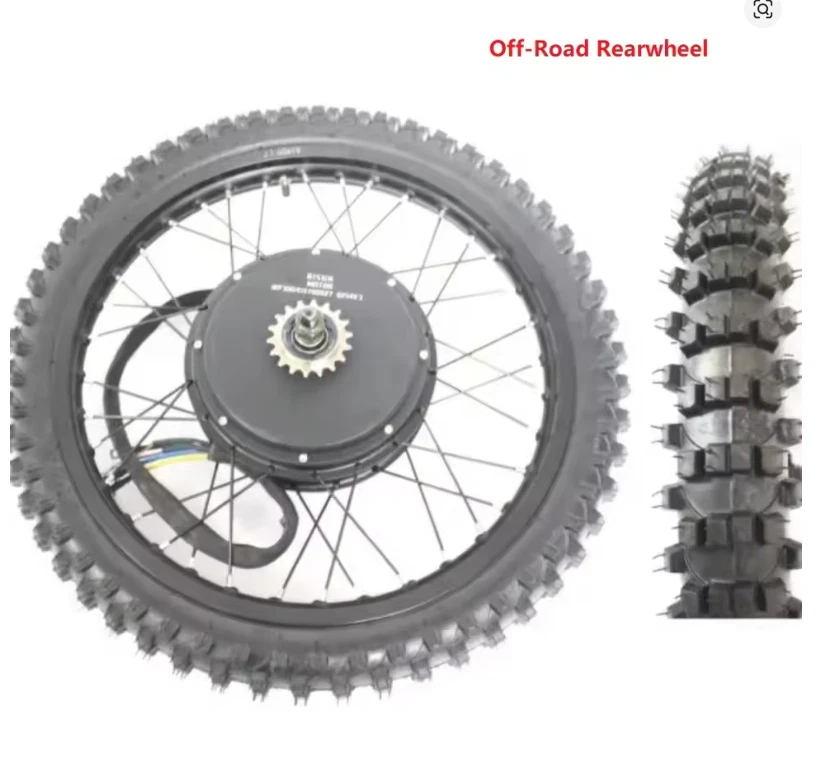 ชุดแปลงล้อหลังจักรยานไฟฟ้ากำลั - 72V 5000W Hub Motor Kit บทวิจารณ์และราคา