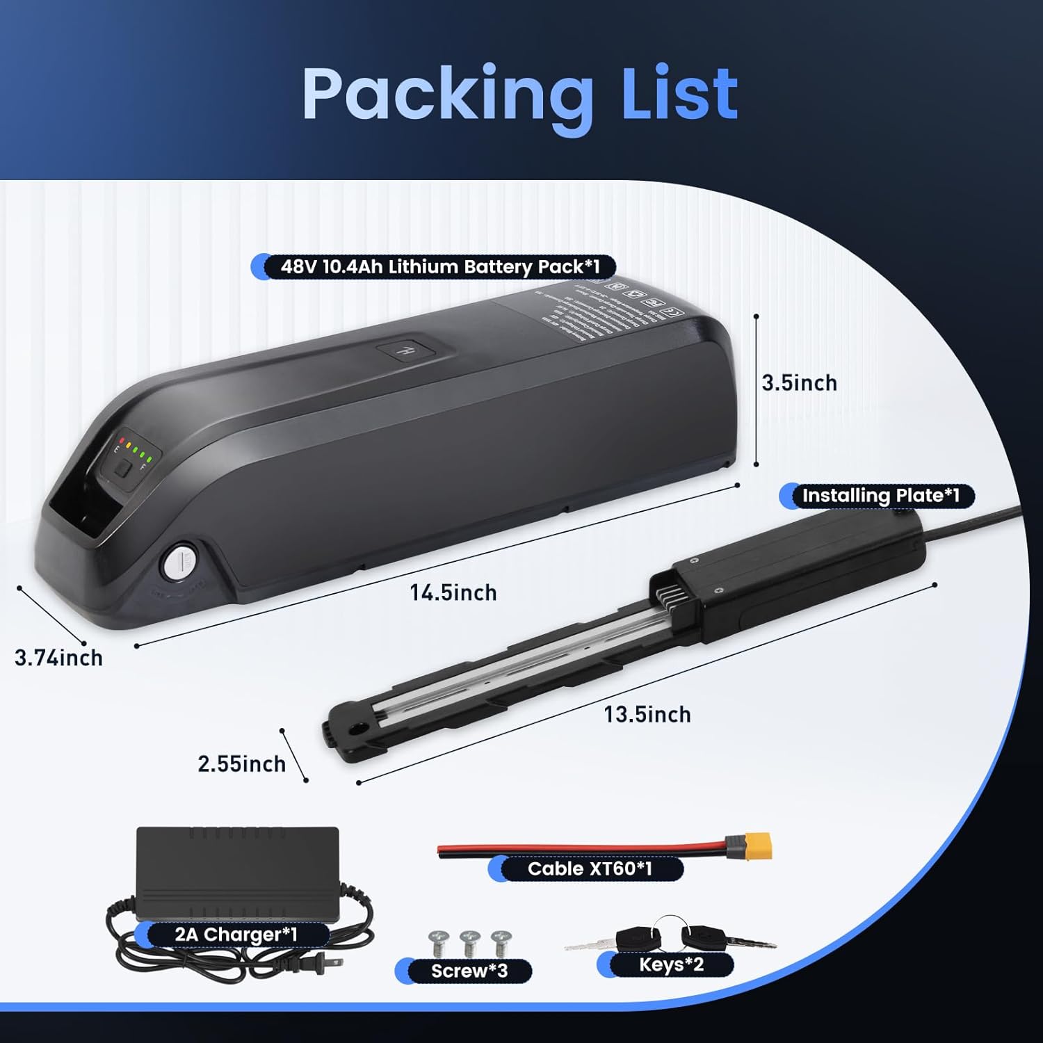 แบตเตอรี่ Hailong คุณภาพสูงใหม - Ebike Battery 48V 20Ah Hailong บทวิจารณ์และราคา