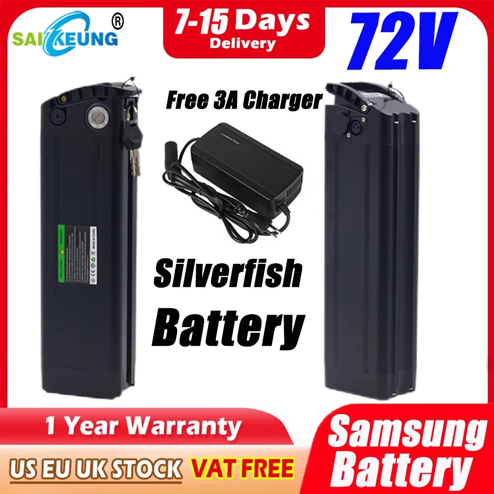 แบตเตอรี่ลิเธียม 72V SilverFis - Electric Bicycle Battery 72V 30Ah บทวิจารณ์และราคา